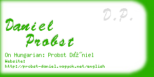 daniel probst business card